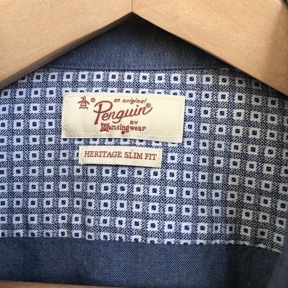 Original Penguin Munsingwear Shirt Men's Size 16 - Picture 11 of 11